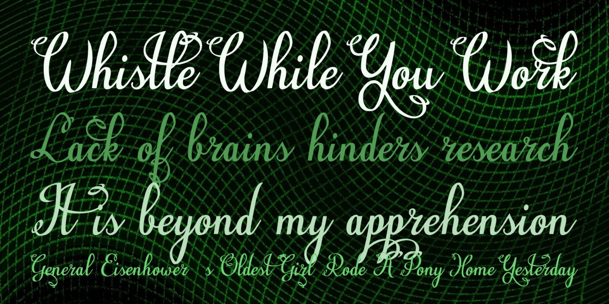 Natyl Font preview 4