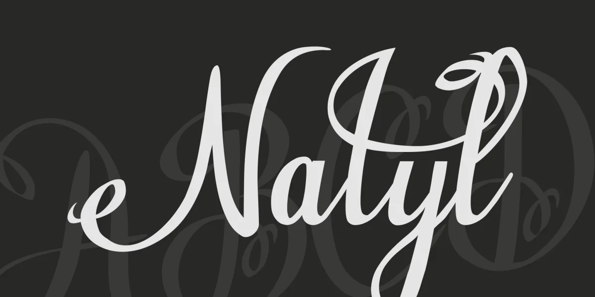 Natyl Font preview 9