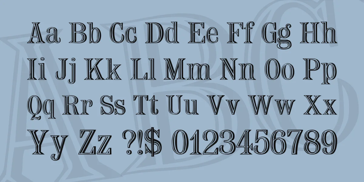 Nauert Font Family preview 3