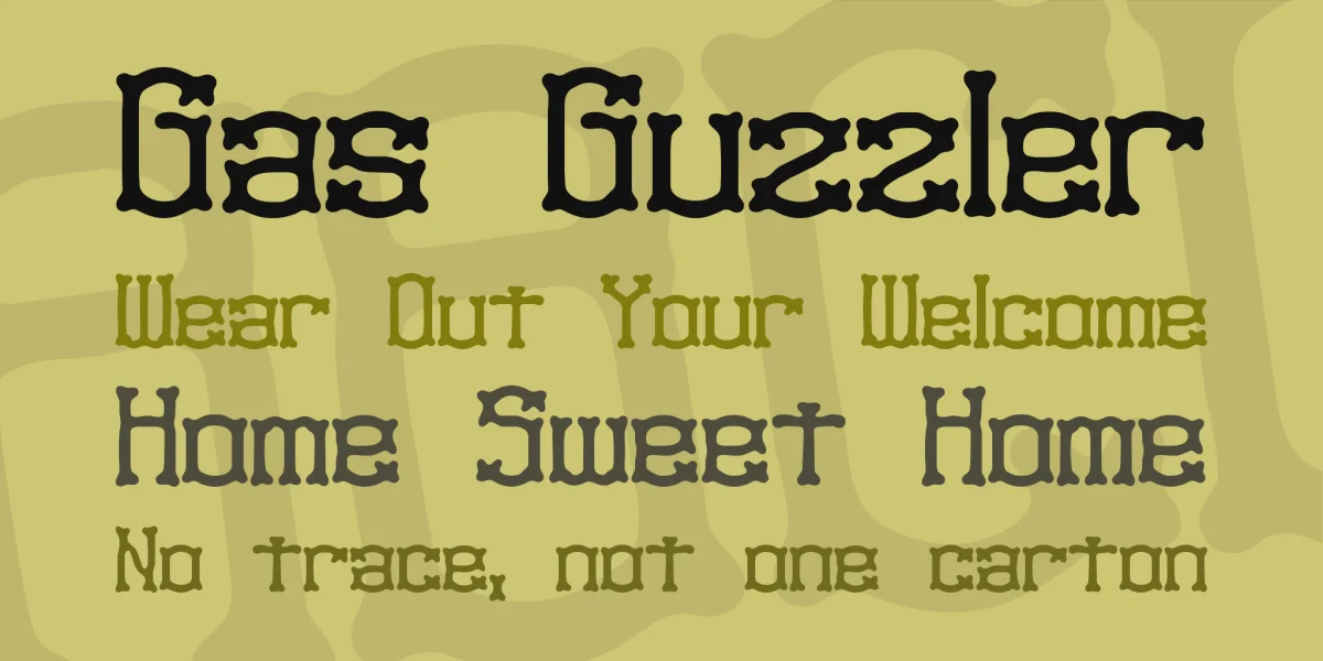 Naughts BRK Font preview 2