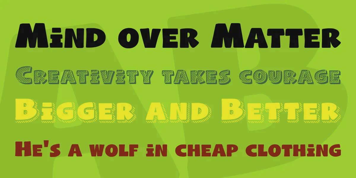Naughty Squirrel Font Family preview 2