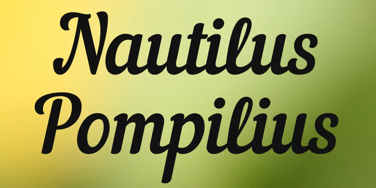 Nautilus Pompilius Font