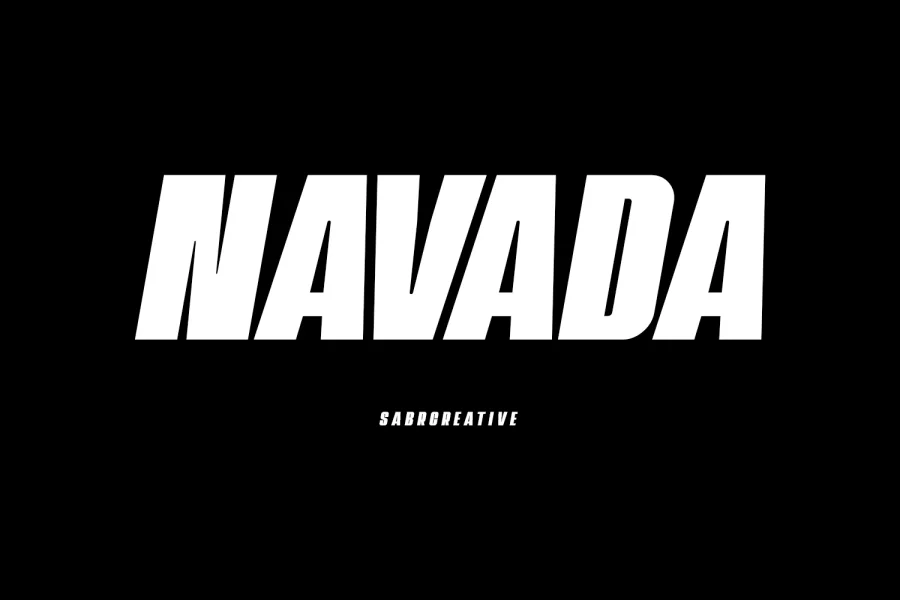 Navada Font Family preview 12