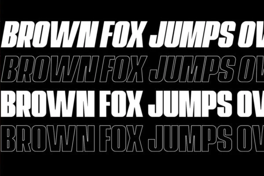 Navada Font Family preview 6