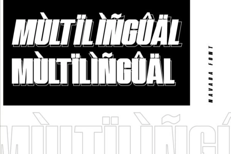Navada Font Family preview 9