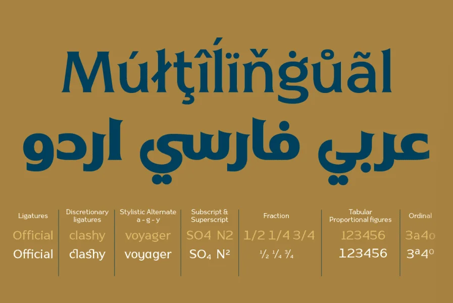 Naveid Arabic DEMO Font Family preview 3