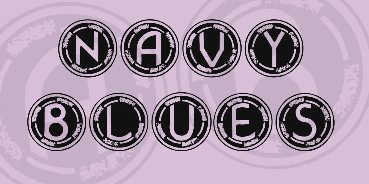 Navy Blues Font