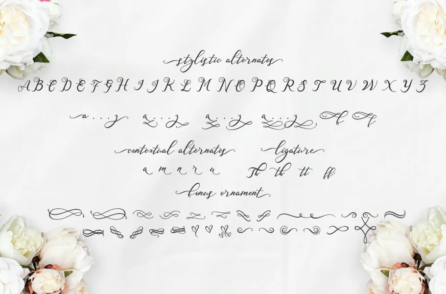 Nazeefa Font preview 6