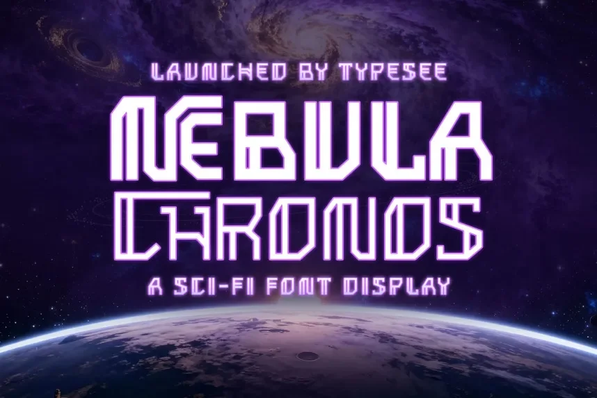 Nebula Chronos Font preview 2