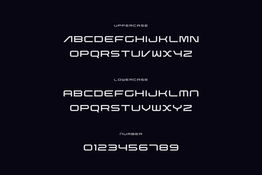 Nebula Font Family preview 2