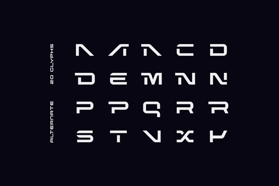Nebula Font Family preview 4