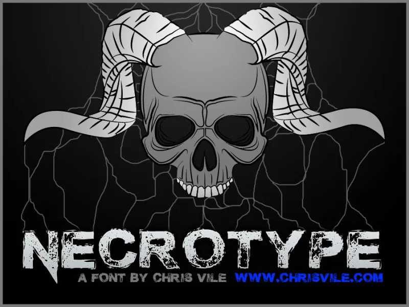 Necrotype Font