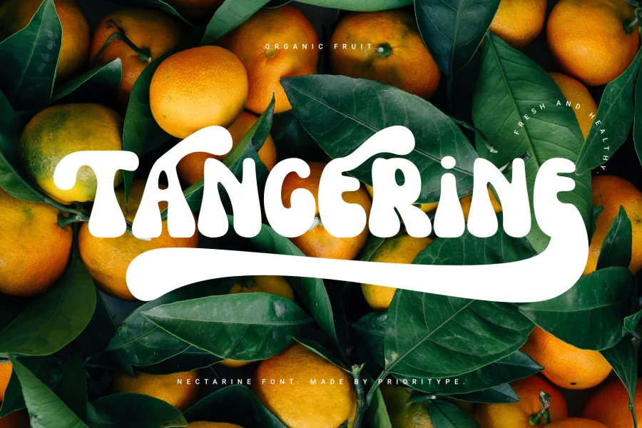 Nectarine DEMO Font preview 3