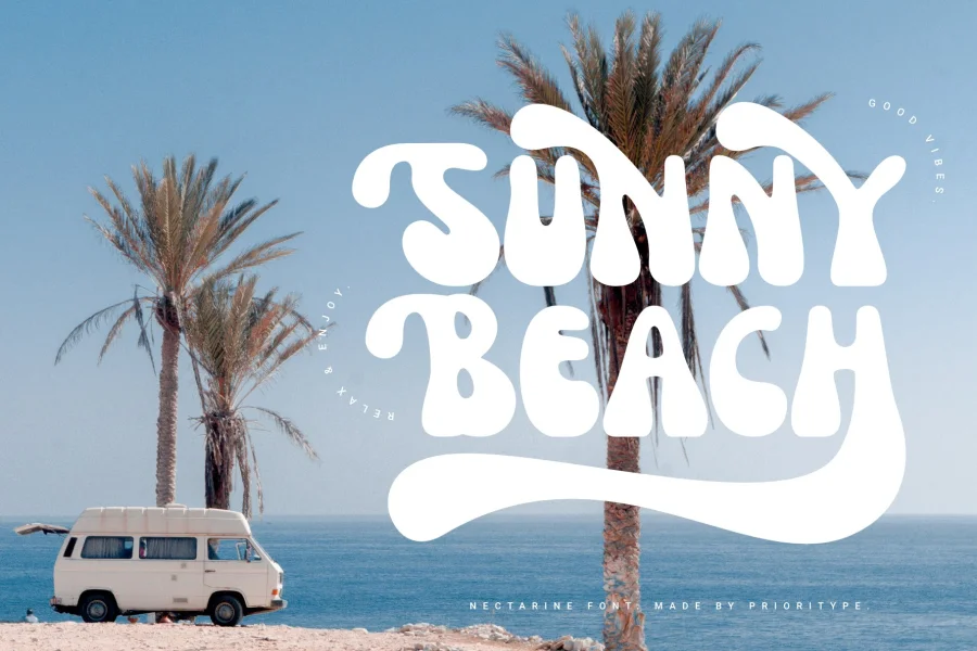 Nectarine DEMO Font preview 4