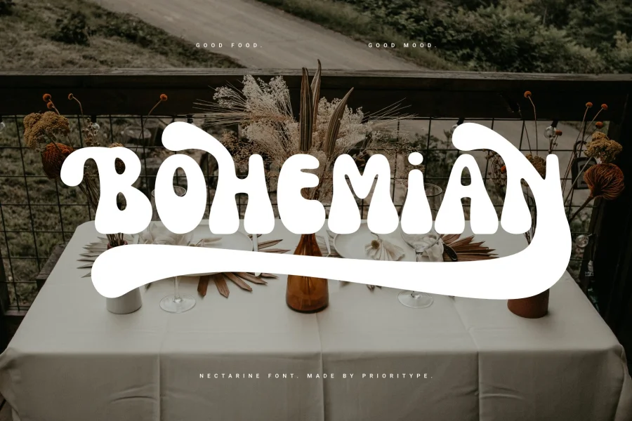 Nectarine DEMO Font preview 6