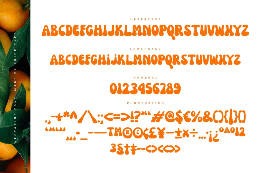 Nectarine DEMO Font preview 8