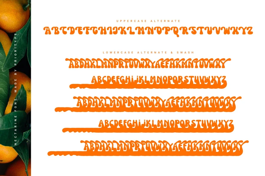 Nectarine DEMO Font preview 9