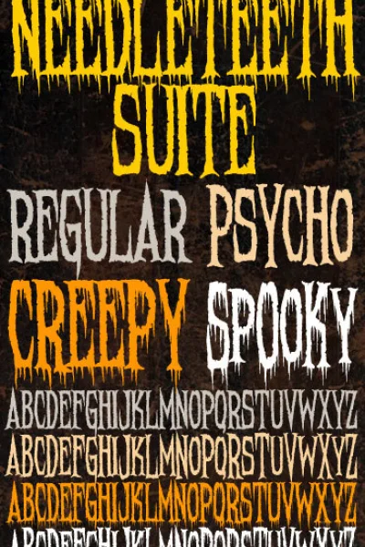Needleteeth Font Family