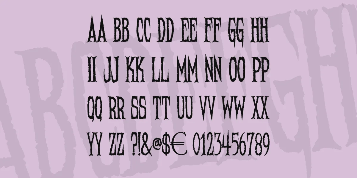 Needleteeth Font Family preview 4