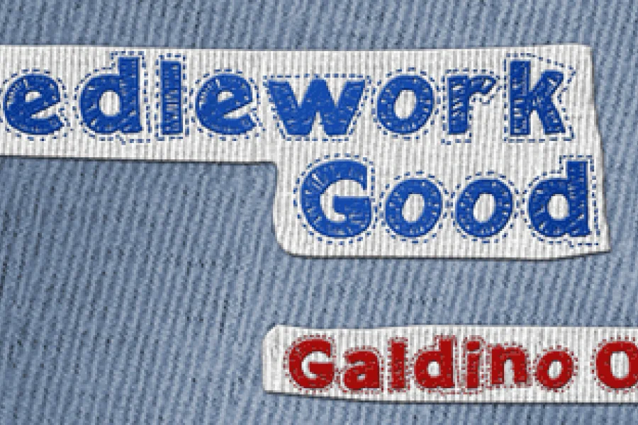 Needlework Good Font