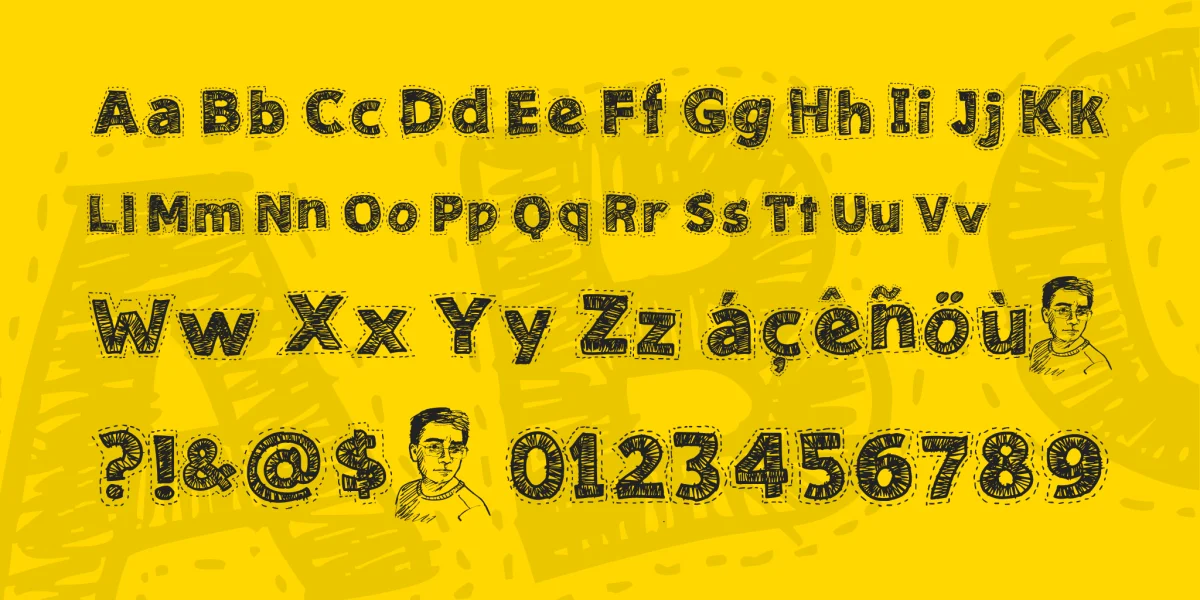 Needlework Good Font preview 4