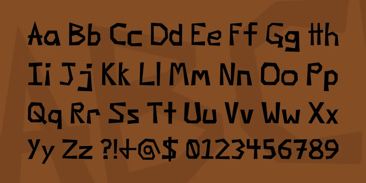 Negatori Font preview 4