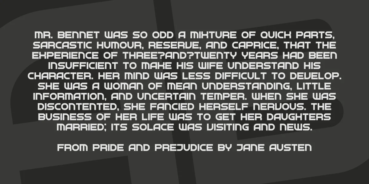Neighbor Font Family preview 4
