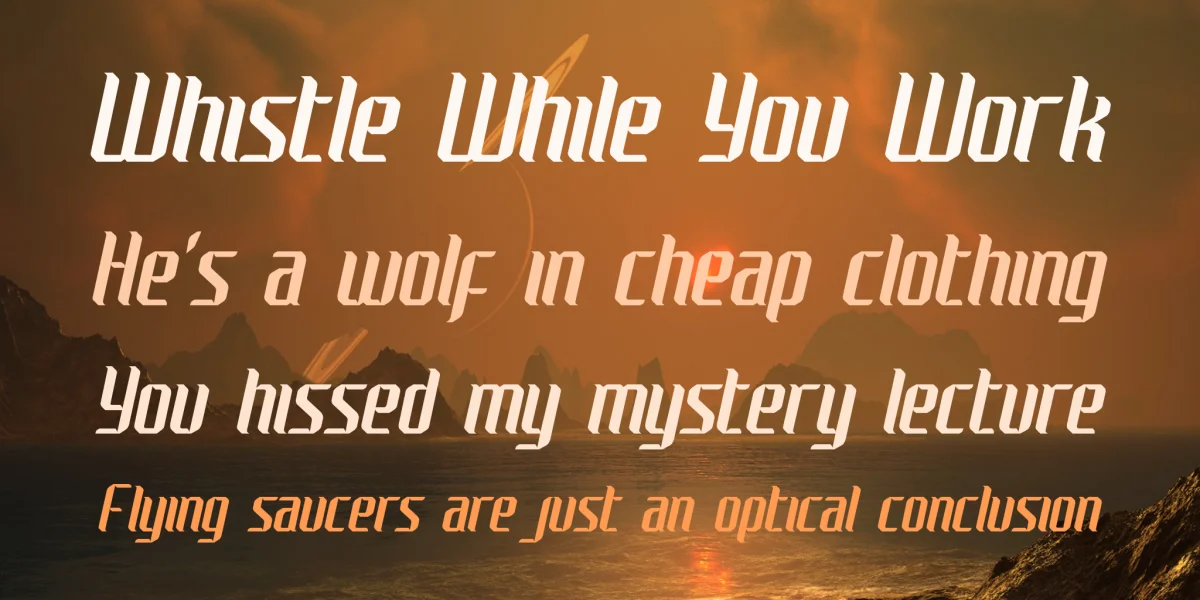 neodigital Font preview 2