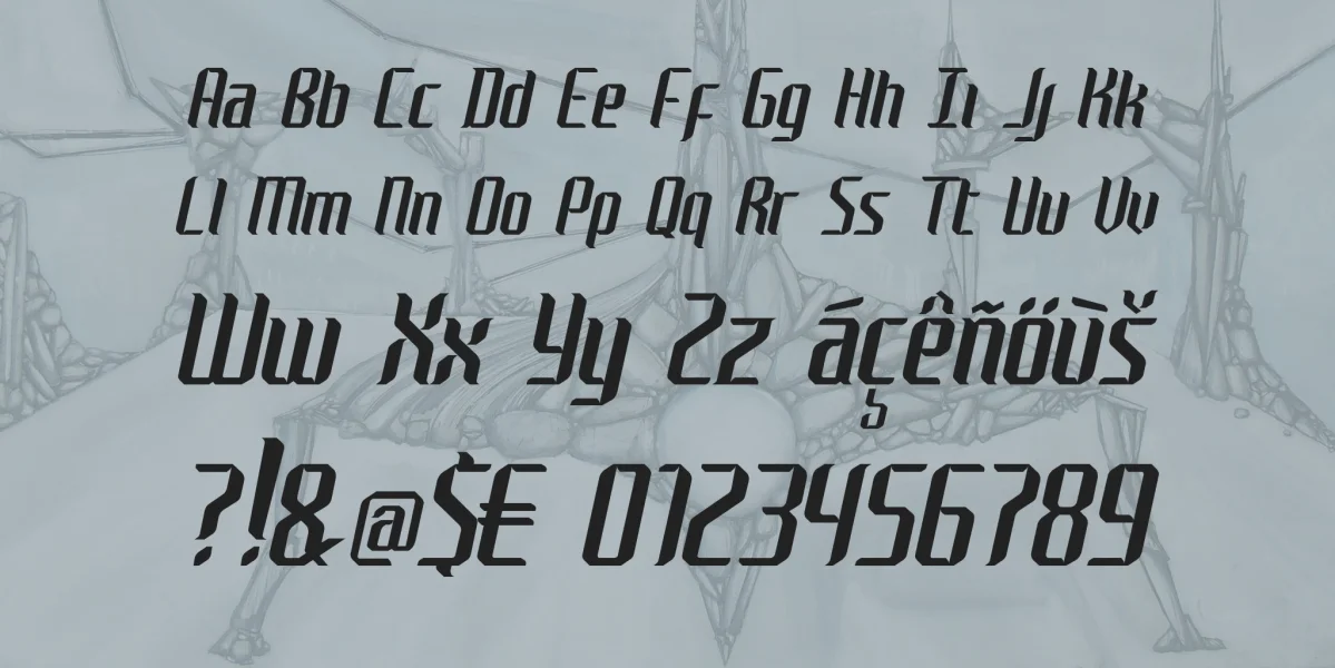 neodigital Font preview 4