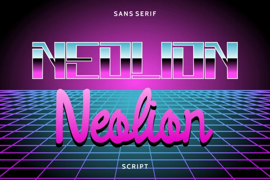 Neolion Demo Font Family preview 9