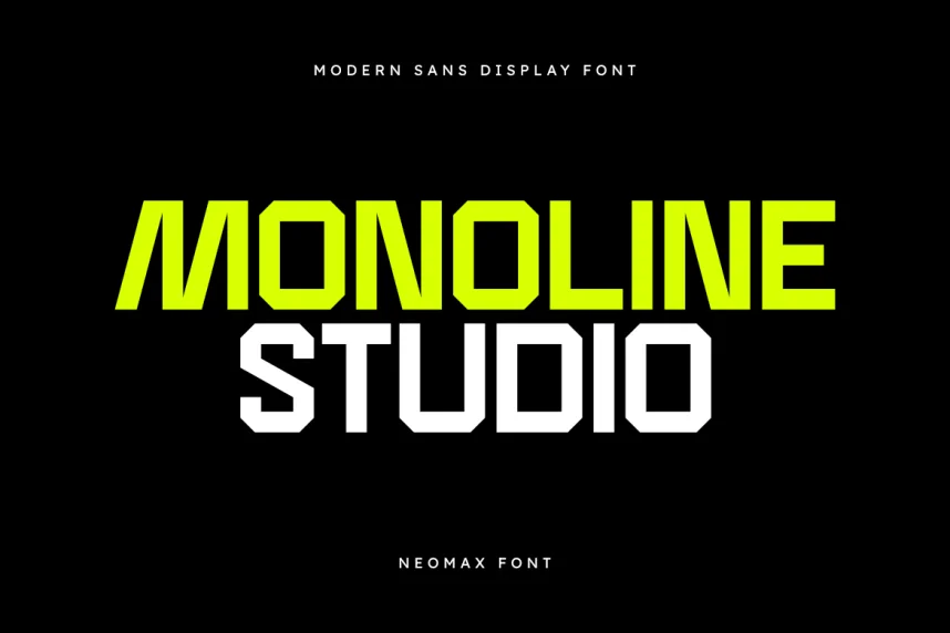 Neomax Font preview 3