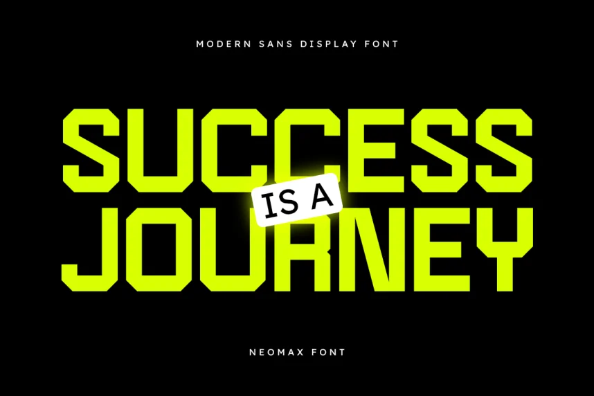 Neomax Font preview 6