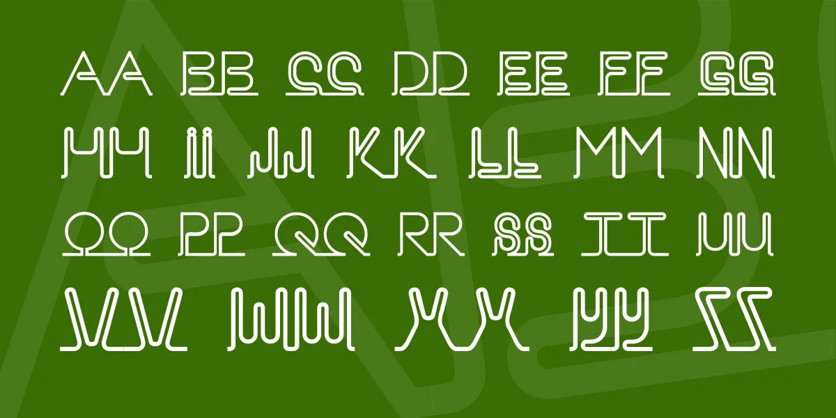 Neon Font preview 2