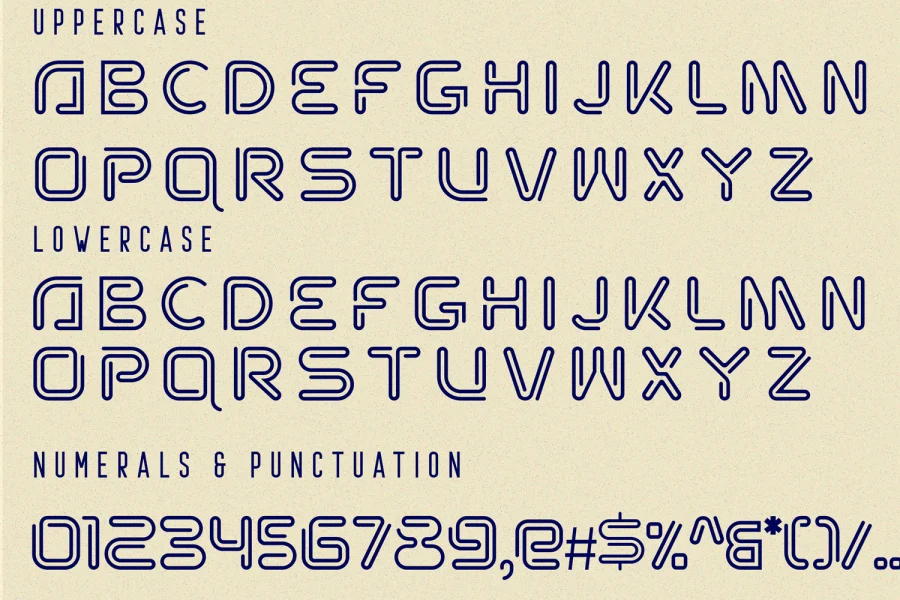 NEON WORLD DEMO Font preview 7