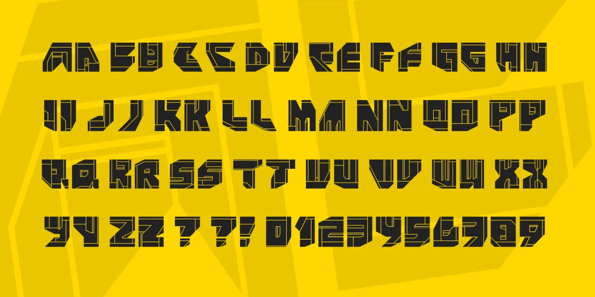 NeoPangaia Font Family preview 2
