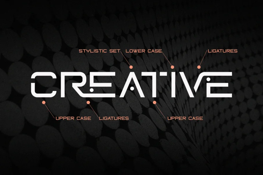 Netron Font preview 2
