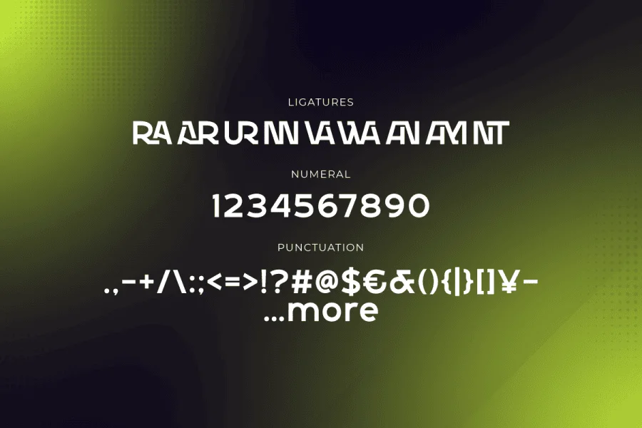Nett Ranego Trial Font preview 11