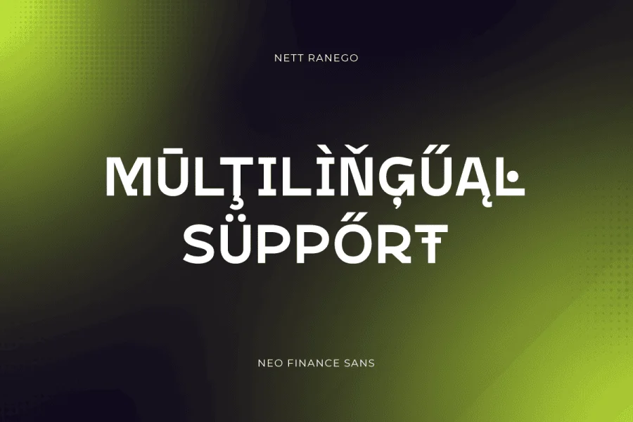 Nett Ranego Trial Font preview 12