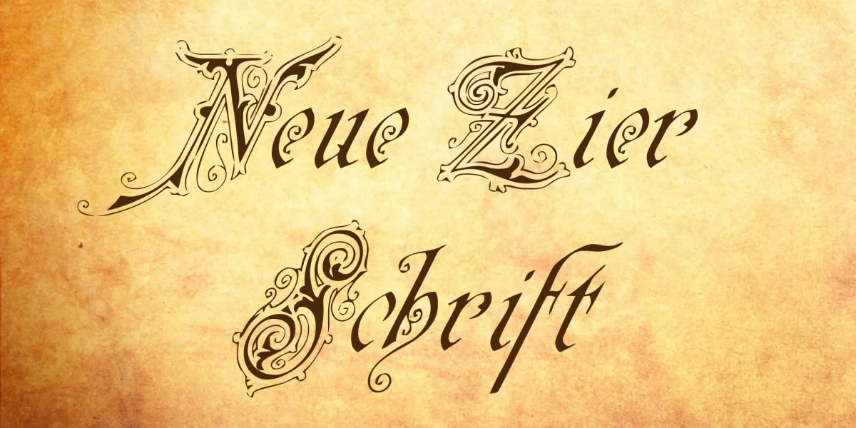 Neue Zier Schrift Font