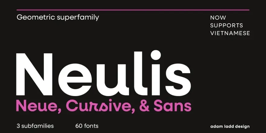 Neulis Font Family preview 2