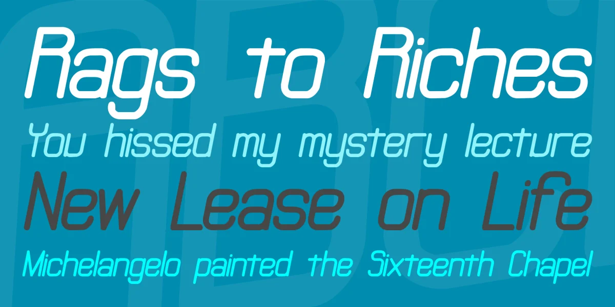 Neural Font Family preview 2