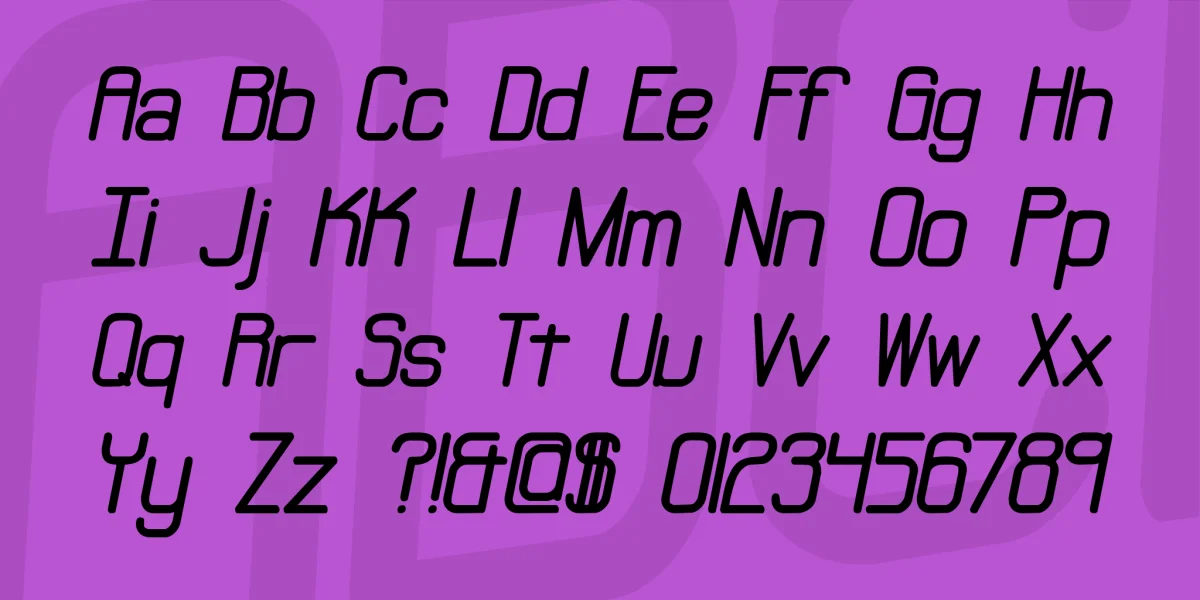 Neural Font Family preview 3