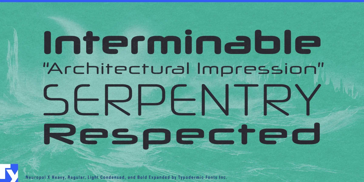 Neuropol X Font preview 5
