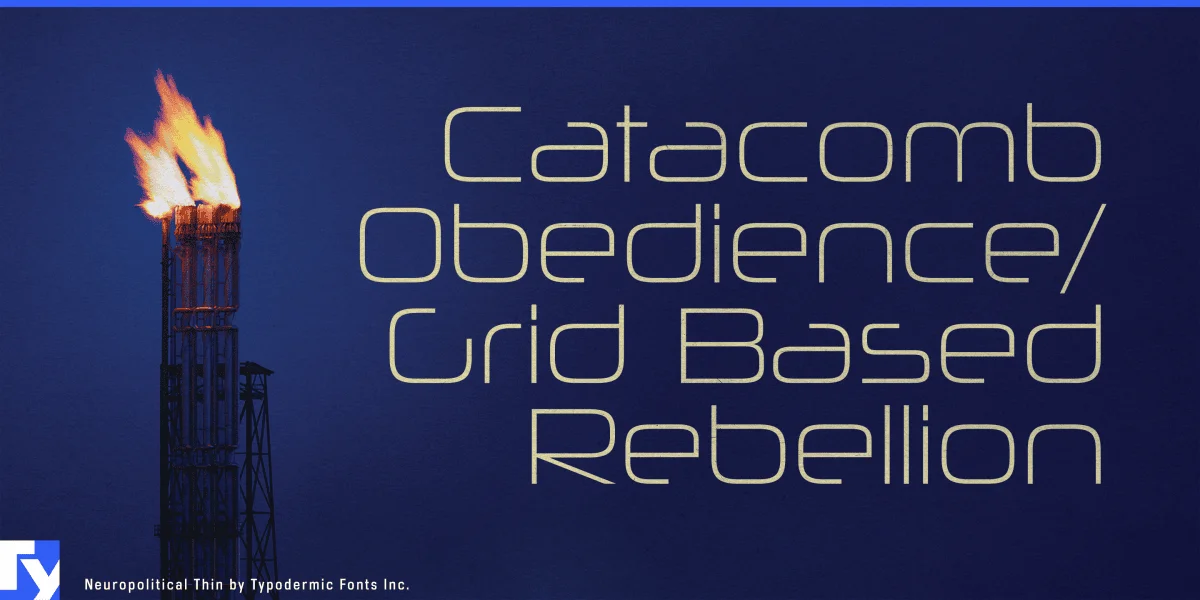 Neuropolitical Font preview 4