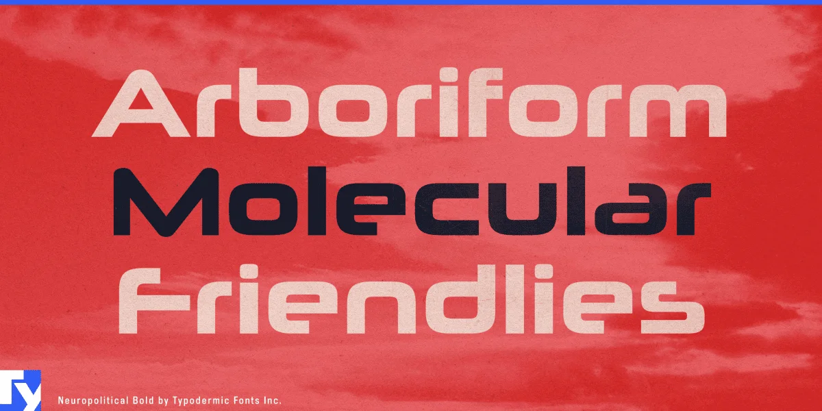 Neuropolitical Font preview 5
