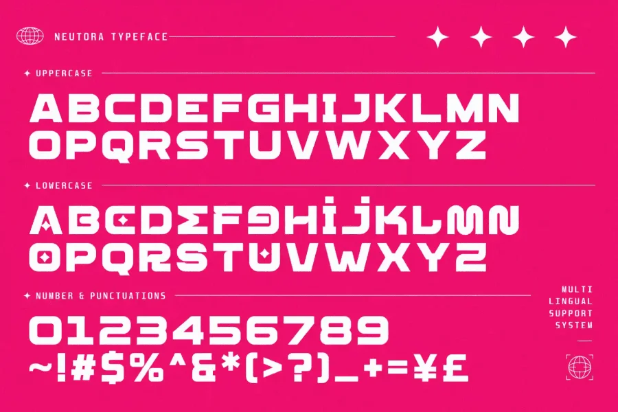 Neutora Demo Font preview 5