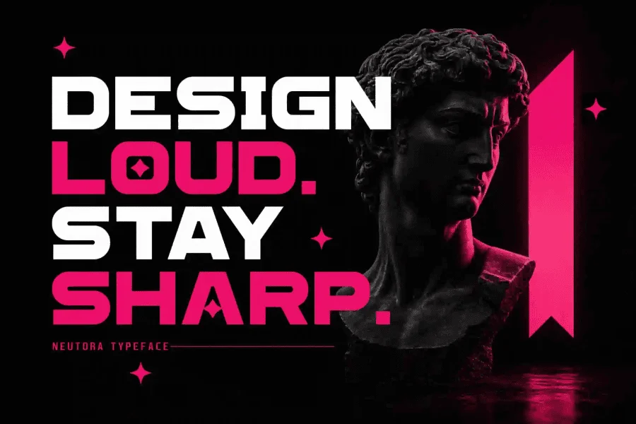 Neutora Demo Font preview 6