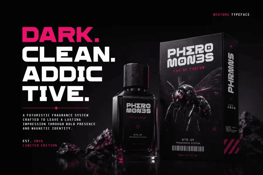 Neutora Demo Font preview 8