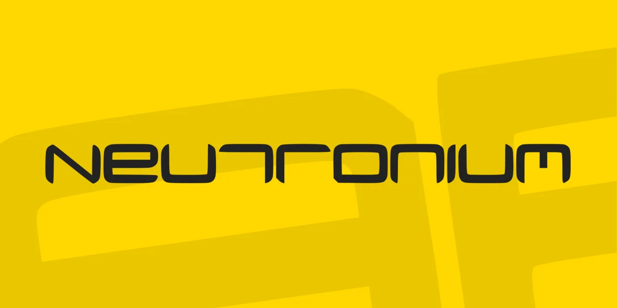 Neutronium Font