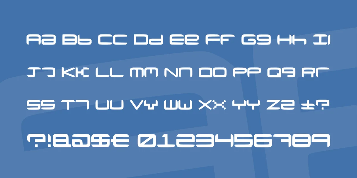Neutronium Font preview 3